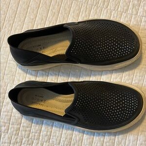 Boys Black Slip-On crocs